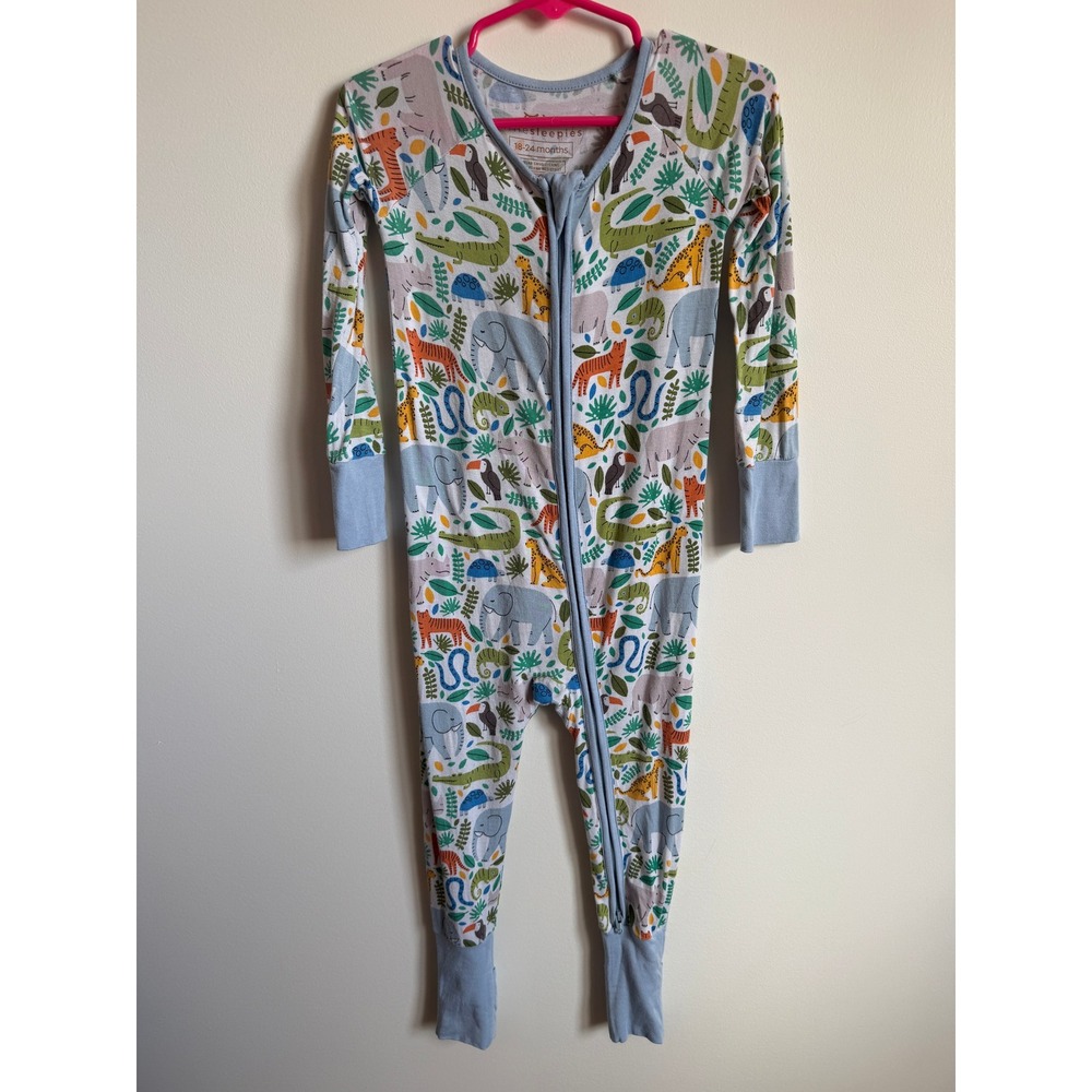 Little Sleepies Jungle Safari Bamboo Zippy 18-24 Months